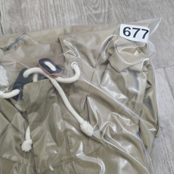 Men's Hooded Field Jacket Tan Cotton Utility L Fall Winter Outdoor Layering - Picture 10 of 10